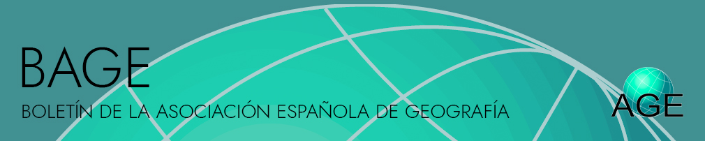 BAGE Boletín de la ASociación Española de Geografía